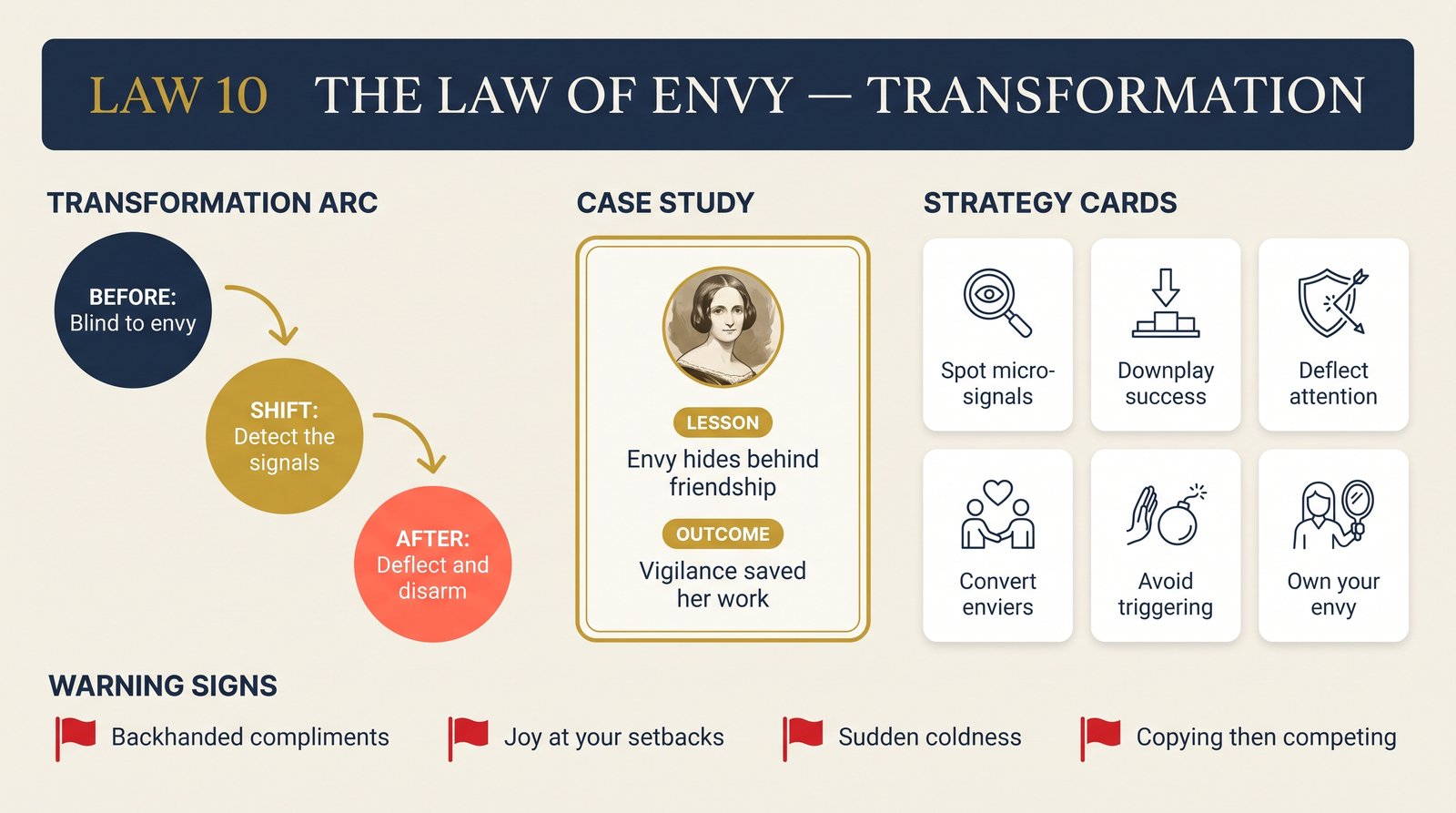 law-10-envy transformation infographic