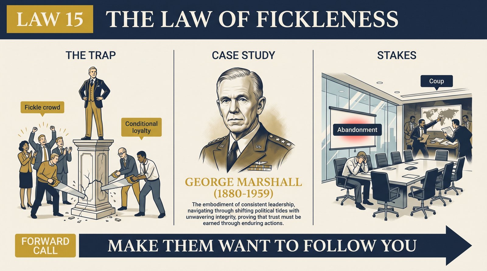law-15-fickleness overview infographic