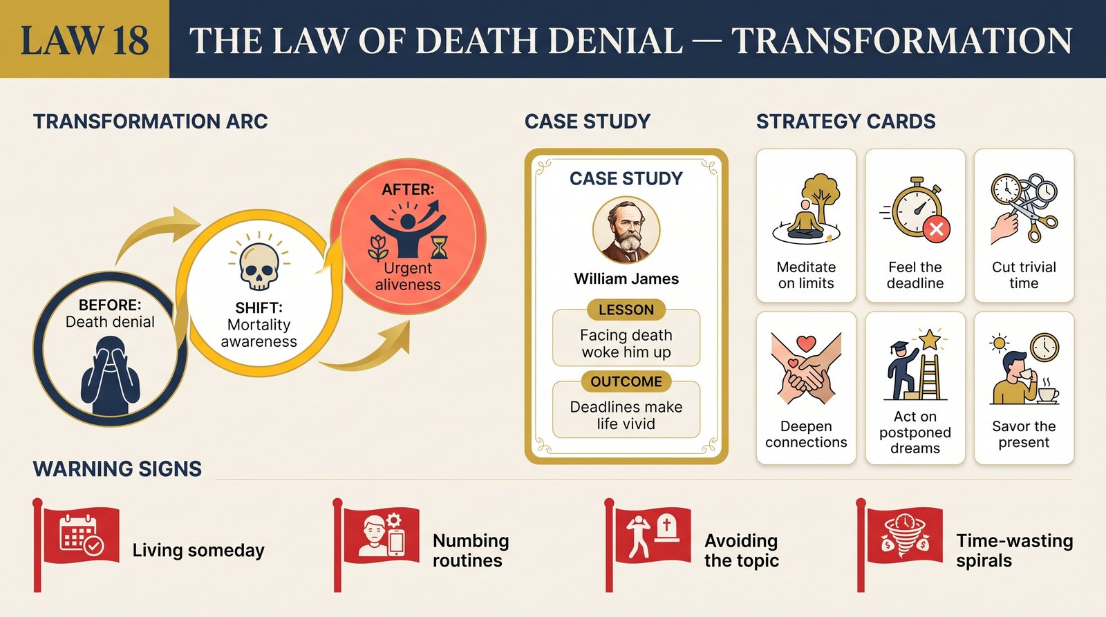 law-18-death-denial transformation infographic