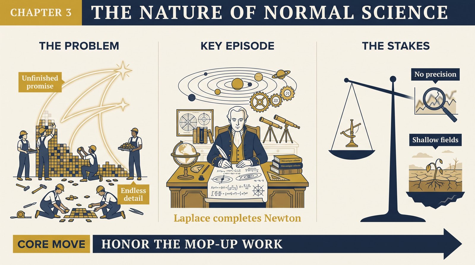 ch-03-nature-of-normal-science overview infographic