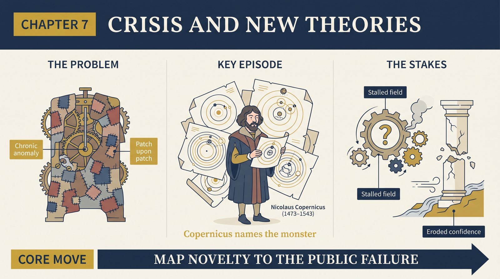 ch-07-crisis-and-new-theories overview infographic